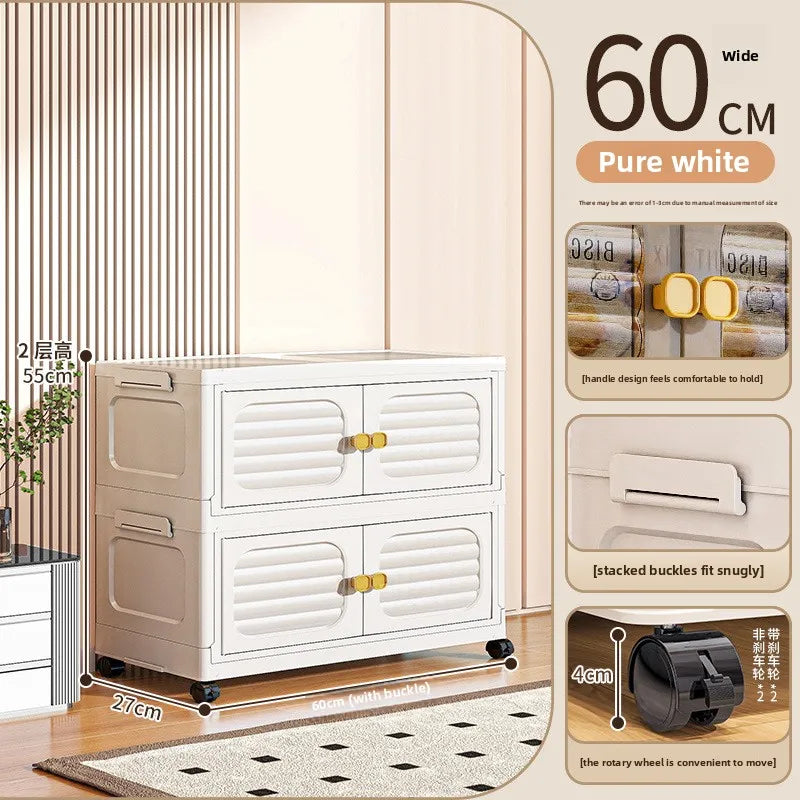 Household living room, toy cabinet, storage rack, storage cabinet, folding storage box, snack cabinet, finishing box.