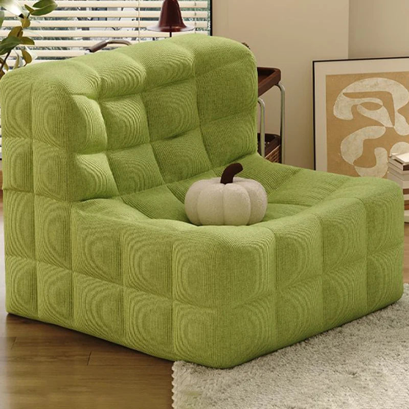 Relaxing Lazy Sofa 1 Person Living Room Corner Sofas Single Nordic Modern Cheap Sofas for Adult Bedroom Family Home Furniture