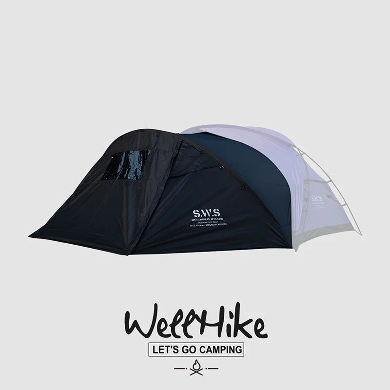 WELLHIKE Camp Tent Expansion Account Outside Camping Awning Rainproof Sunproof Wilderness Park Camping Equipment Only Expansion