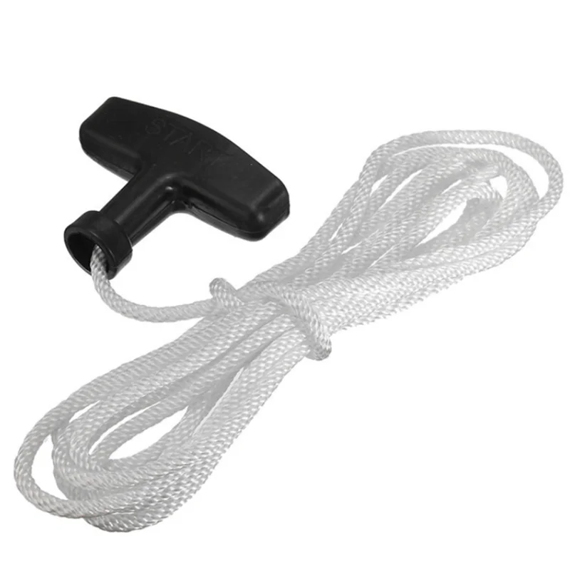 SOFT-3 Meters Recoil Starter Pull Rope Starter With Handle Handle Rope Universal Pet Engine Pull Rope Lawn Mower
