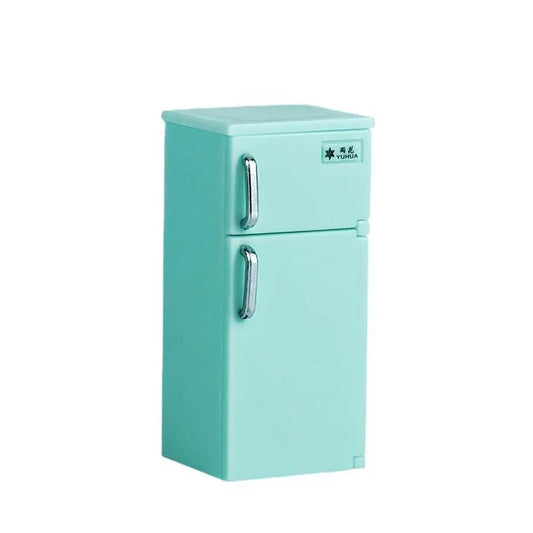 Fridge Toy Model Pretend Play Toy Dollhouse Doll House Decoration Dollhouse Accessories Simulation Refrigerator