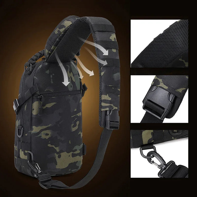 Men's Waist Bag Sports Shoulder Outdoor Fanny Pack Camping Hiking Fishing Climbing Backpack for Male Travel Sling Chest Bags 가방