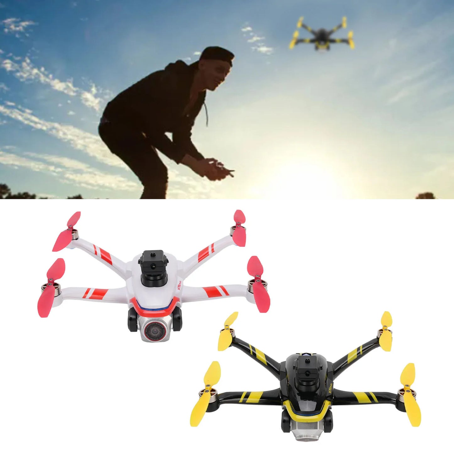 Drone with Camera Smart Obstacle Avoidance Brushless High Definition Remote Control Quadcopter for Aerial Photography