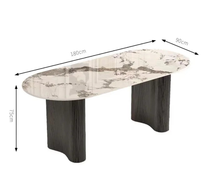Nordic Waterproof Dining Table Minimalist Organiser Breakfast Design Dining Table Italy Apartment Mesas De Jantar Home Furniture