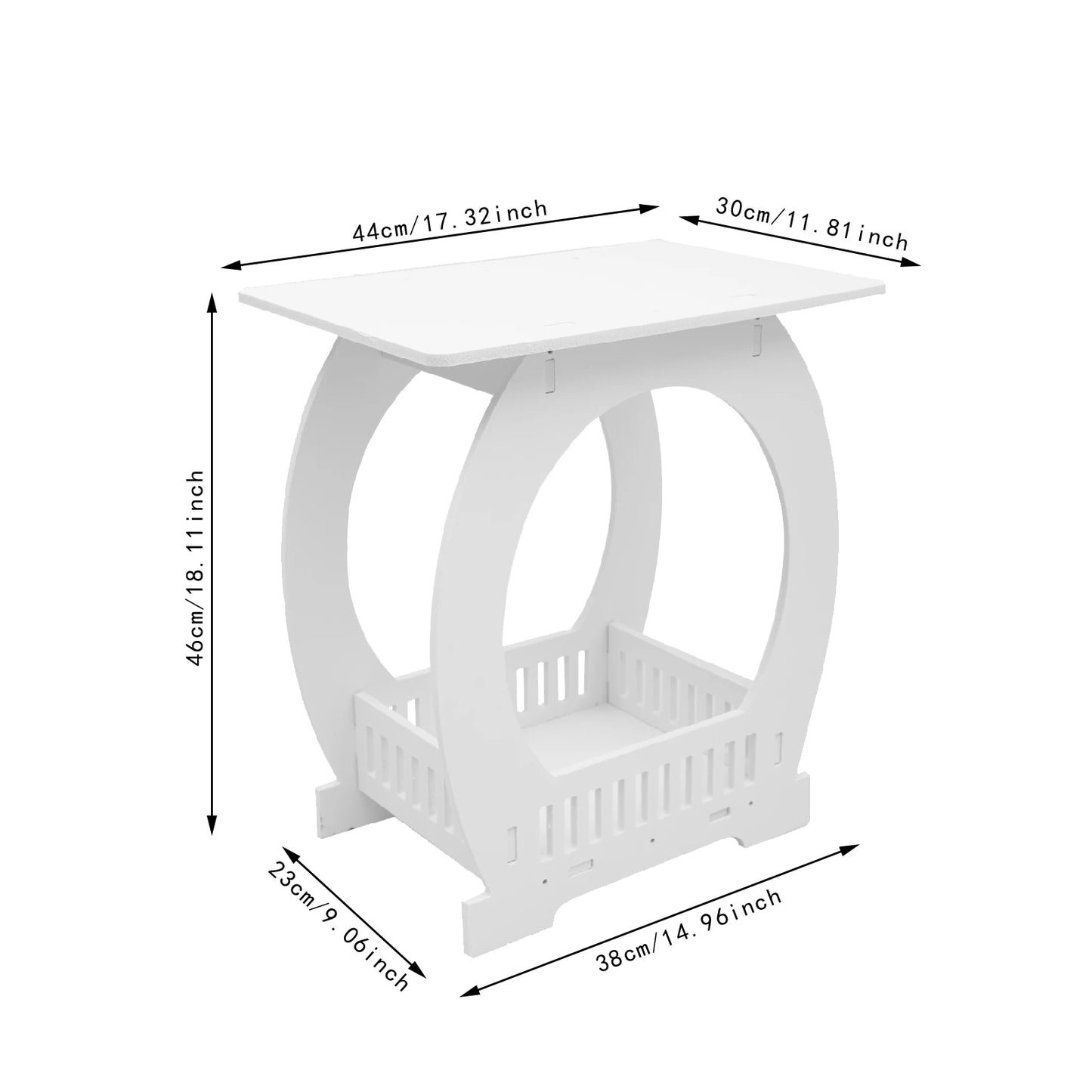 Corner Side Table Living Room Curved Small Round Table Creative Simple Round Small Apartment Bedside Table Small Table For Loung