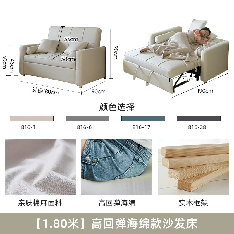 Garden Lounge Sofas Living Room Background Modern Folding Sofa Bed Corner Designer Muebles Para El Hogar Home Furniture
