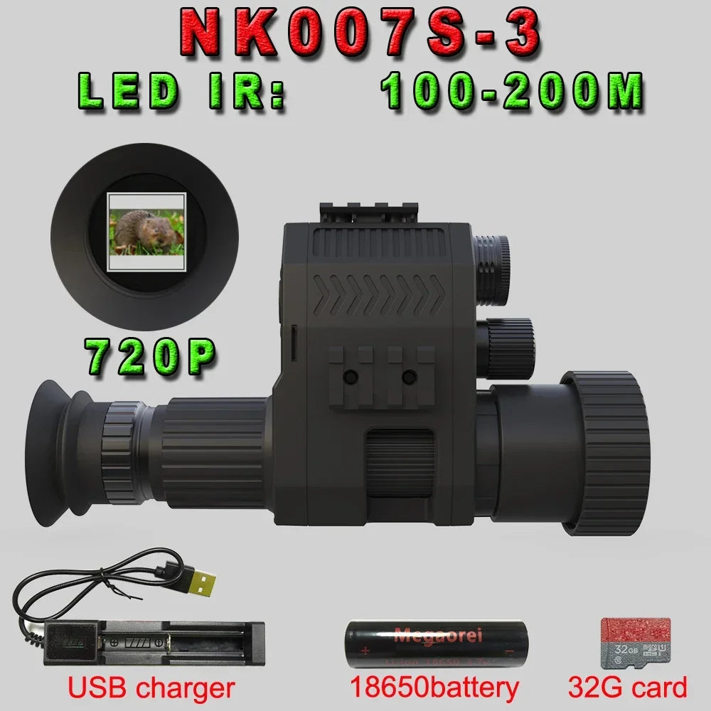 Megaorei NK007 2025 New 1080P Night Hunting Scope Binoculars Hunting Camera Scope For Fishing And Hunting