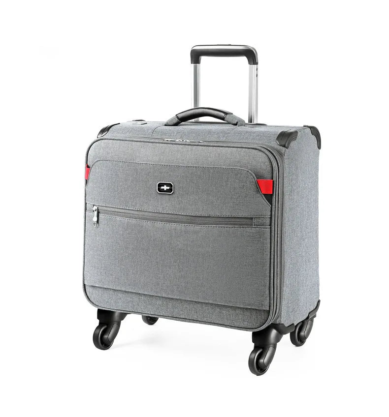Unisex Travel Luggage Spinner Wheels Boarding Case Rolling Suitcase Wheeled on - Black Red Blue Green Brown Pink Grey