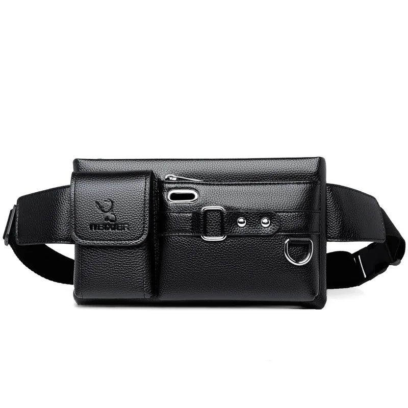 Crossbody Bag Mens Bags Multifunctional Fanny Packs for Men Waist Pack Hip Sack Man Belt Pouch Men's Male Luggage