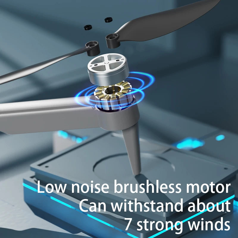 Drones 8k HD AE7 Brushless Motors Folding Aerial Drone Optical Flow Localization Four Sided Obstacle Avoidance Drone Toys Gifts