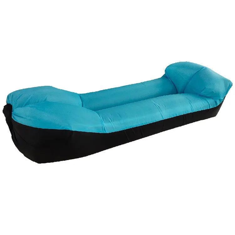 2024Trend Outdoor Products Fast Infaltable Air Sofa Bed Good Quality Sleeping Bag Inflatable Air Bag Lazy bagBeach Sofa 240*70cm