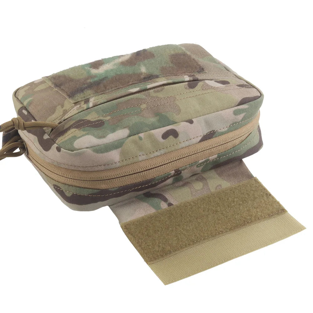 Hunting vest secondary hanging bag, back chest hanging, expansion accessory bag, multi-functional bag