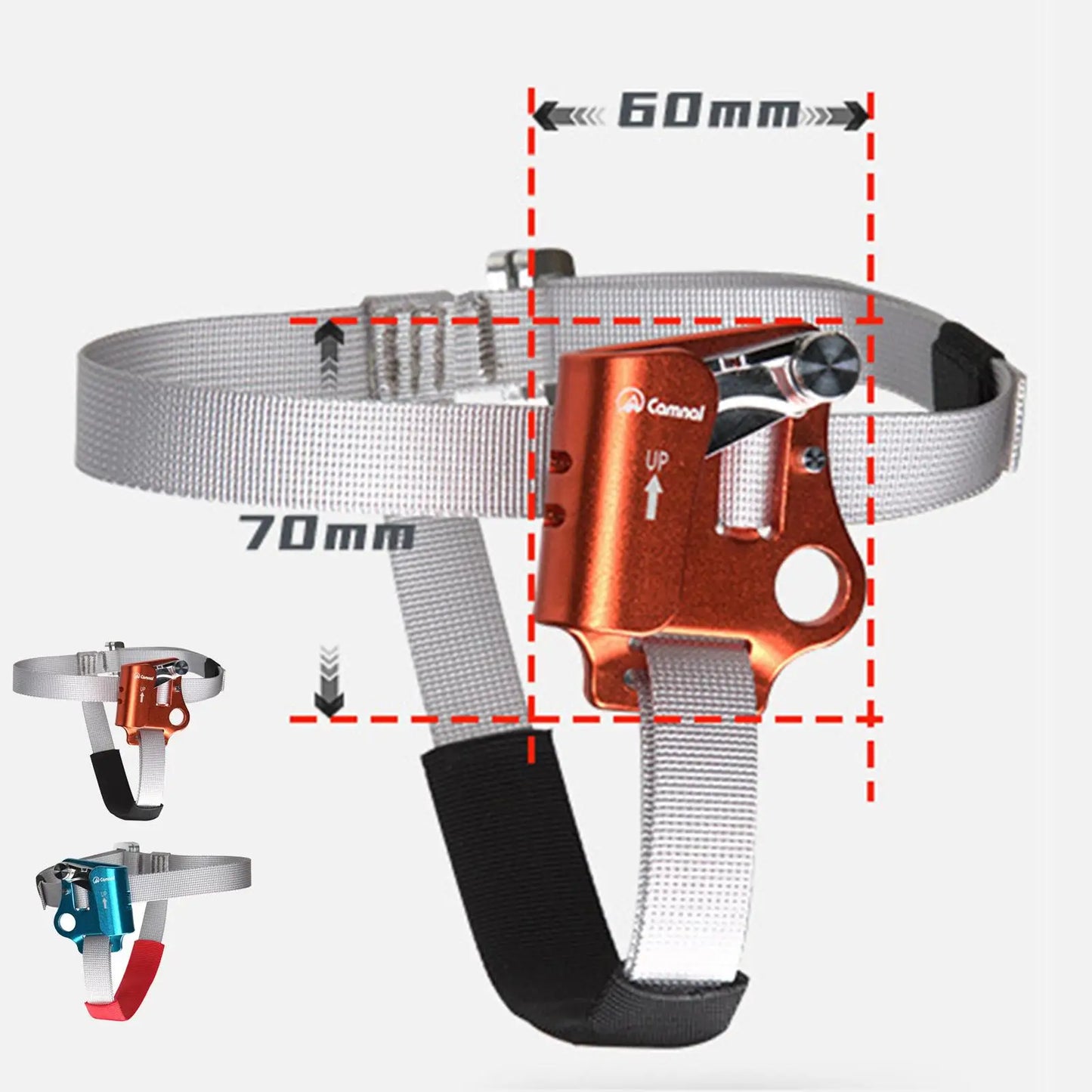 Outdoor Foot Ascender Riser Rock Climbing Gear for Hauling, Hiking,