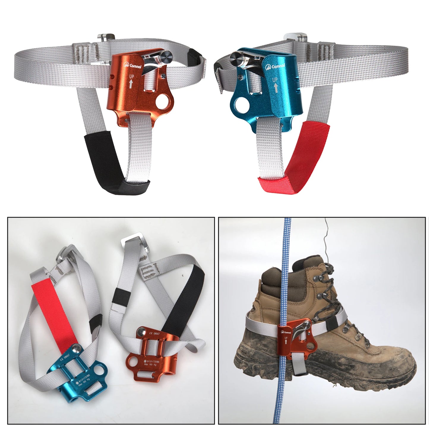 Outdoor Foot Ascender Riser Rock Climbing Gear for Hauling, Hiking,