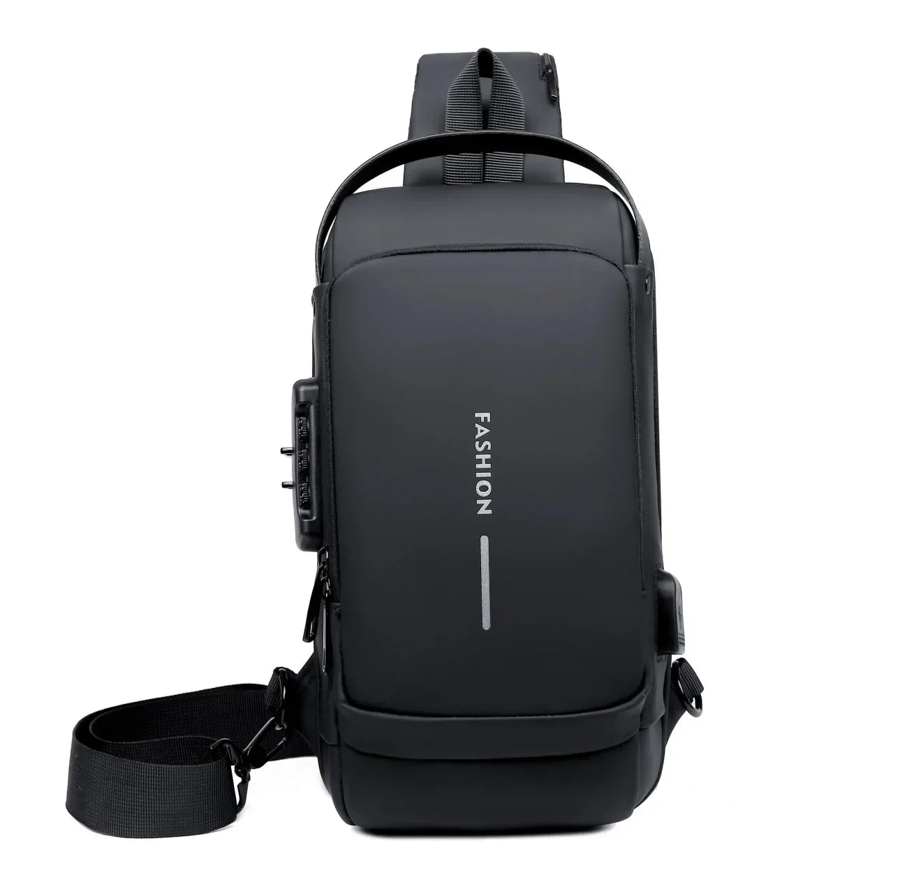 Men's breast bag Casual outdoor running travel fanny pack One shoulder Crossbody sports backpack