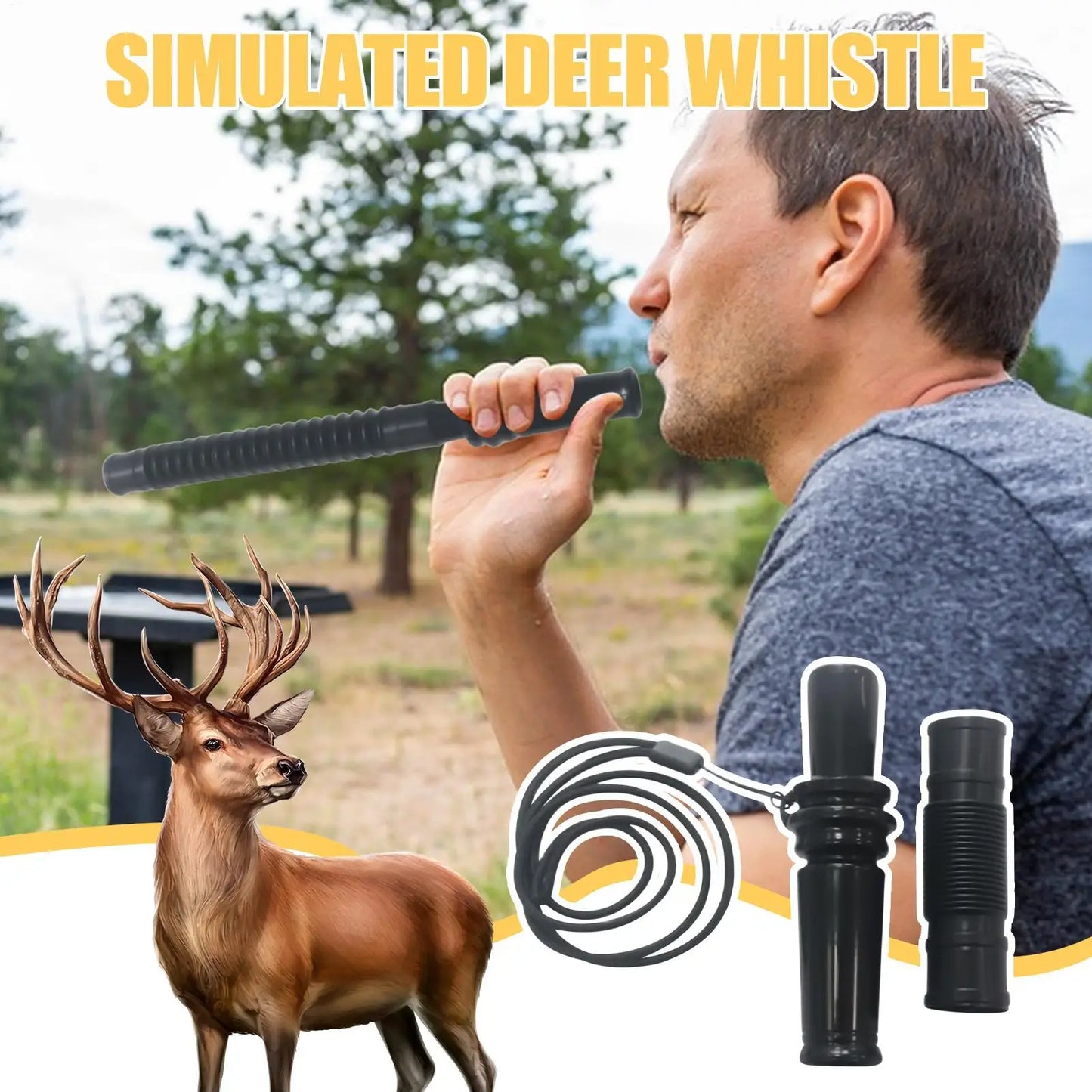 Call for Deer Hunting Hunting Realistic Bioni c Young Sounds Hunters Lures with Realistic Vocalizations for Open Field Stalking