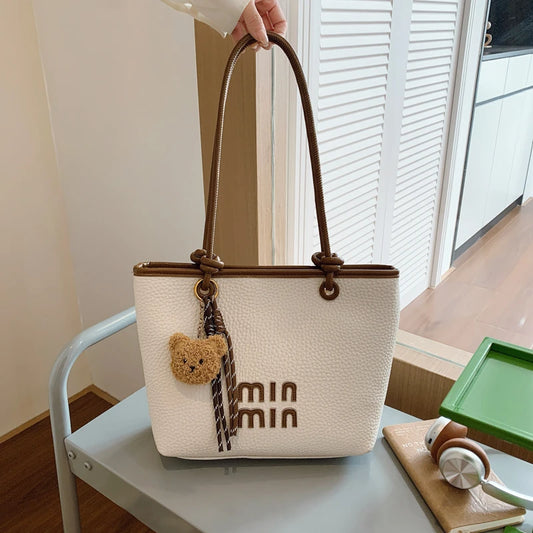 Women's Tote Bag, Versatile and Fashionable, Light Luxury Brand with Niche Design and Elegant Style