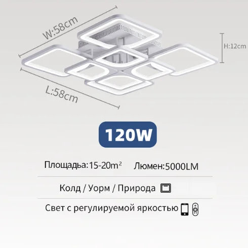 New LED Ceiling Lamp Home for Living Room Bedroom Dining Room Lighting Fixtures Modern Indoors Decorative Lamps