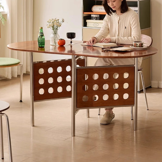 Modern Round Dining Table Large Vintage Luxury Design Dining Table Nordic Waterproof Moveis Para Casa Furniture Decoration