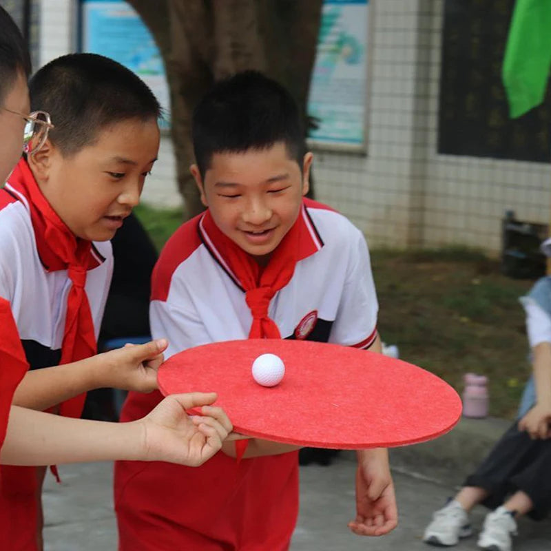 Child Outdoor Games Kids Adults Team Building Balance Transport Ball Relay Race Sensory Toys Family Fun Party Supplies Props