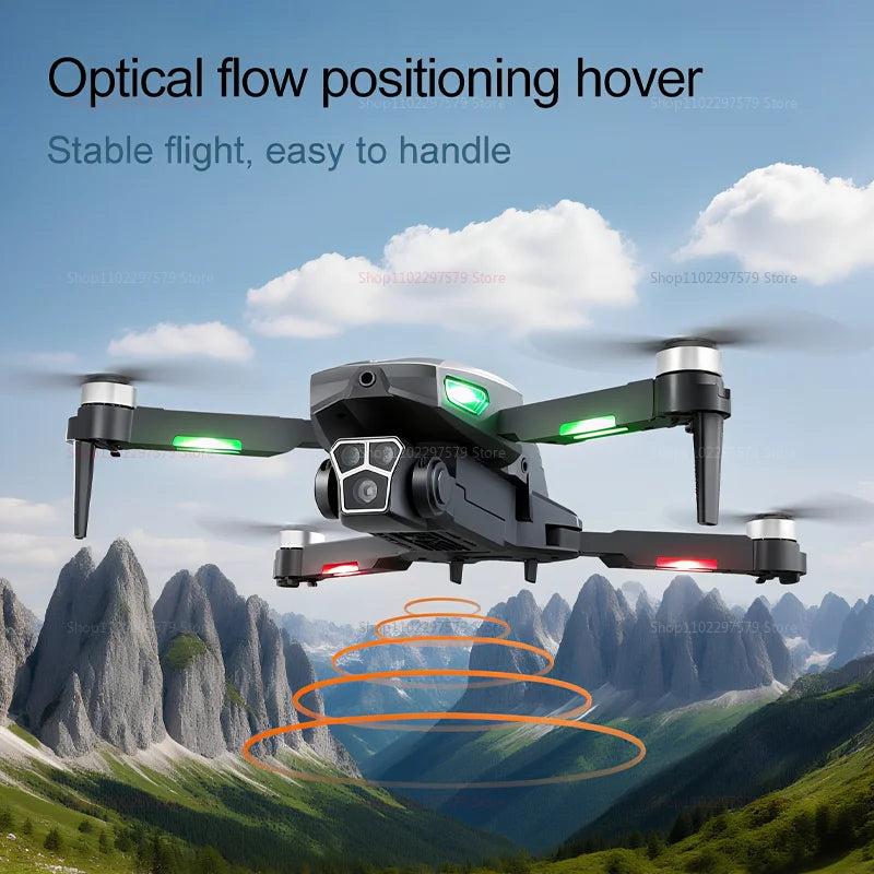 2025 New M5S Drone With Screen Controlled 8K Dual Camera Aerial Photography Obstacle Avoidance Brushless RC Quadcopter Boys Toys