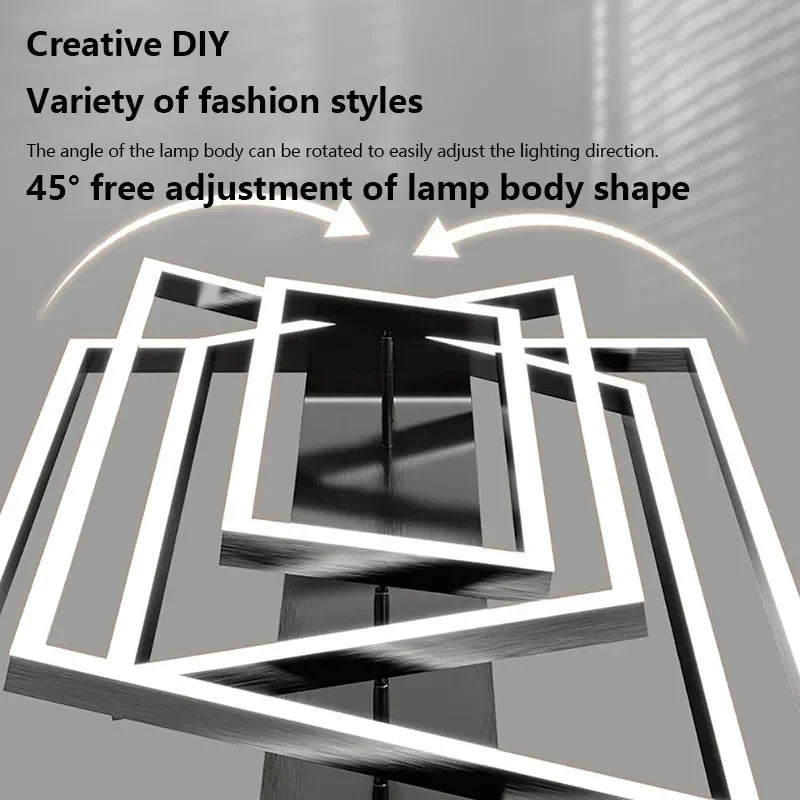 Nordic Modern Designer Minimalist Whole House Ceiling Light Living Room Bedroom Dining Home Decor Dimmable LED Lighting Fixtures