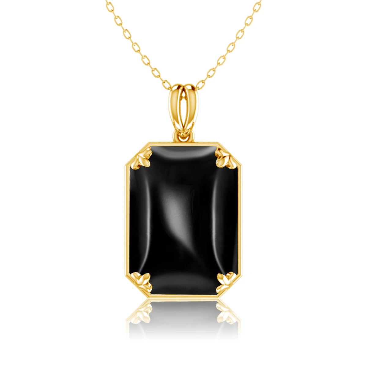585 Gold Plated Pendants and Necklaces Real Solid 925 Sterling Silver Woman Pendants for Fine Jewelry