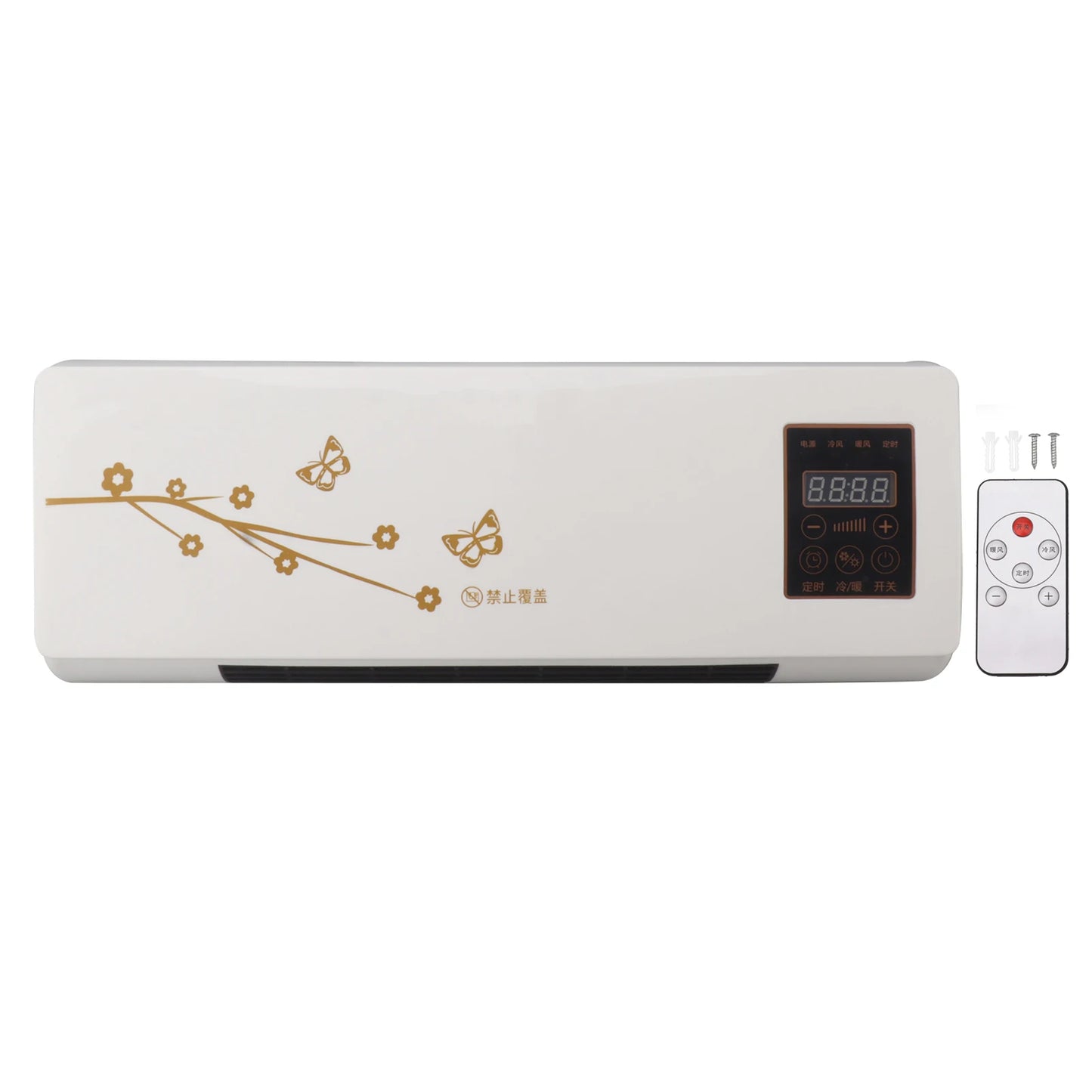 Cooling and Heating Air Conditioner Small Wall Mounted Air Conditioner for Living Room Bedroom Office