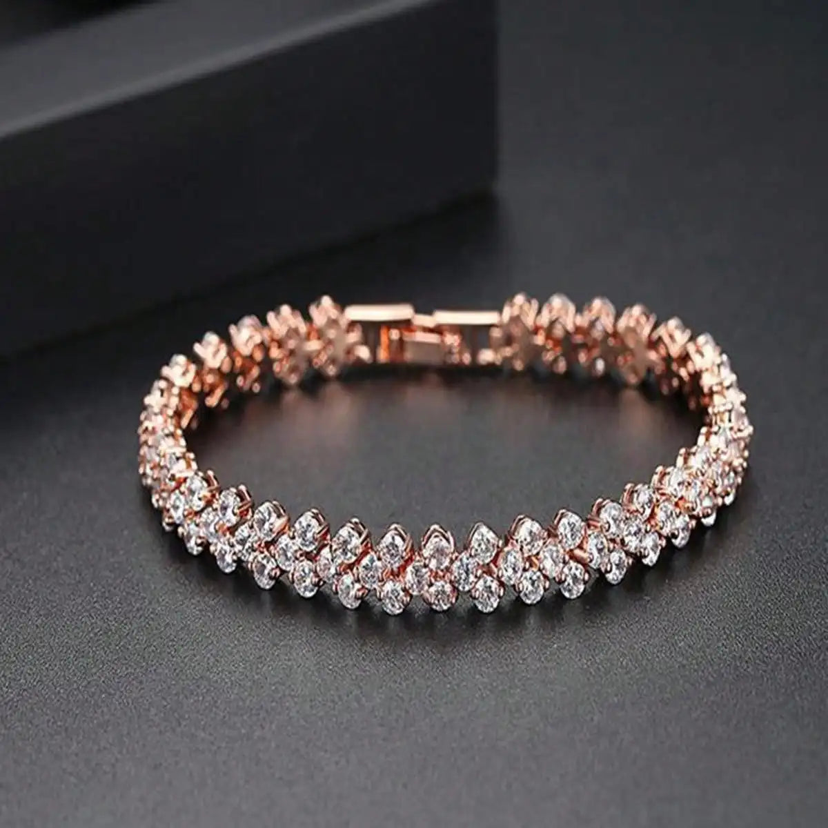 New Fashion Roman Style Woman Crystal Diamond Bracelets Gifts