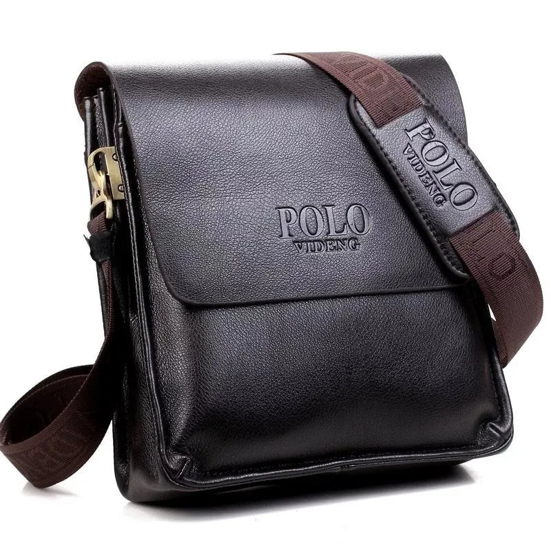 New Men's Shoulder Bag, Men's Bag, Casual Crossbody Bag, POLO Vertical Business Document Men's Bag Bags
