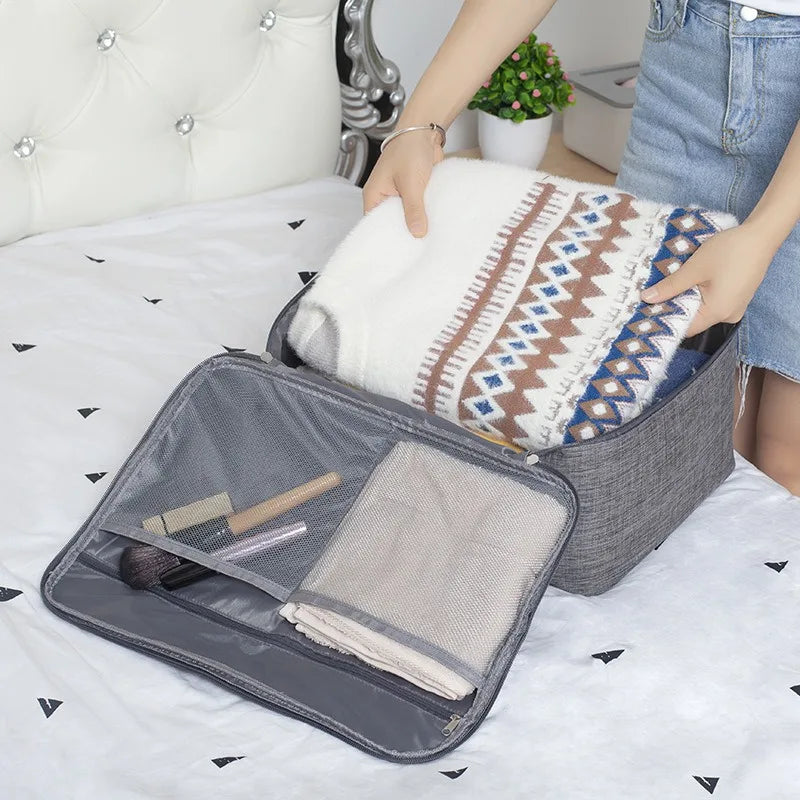 New Travel Storage Bag Luggage Bag Used Trolley Case Large Capacity Clothing Bag Travel Bag Clothing Storage Bag Travel Bag