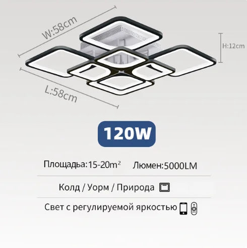 New LED Ceiling Lamp Home for Living Room Bedroom Dining Room Lighting Fixtures Modern Indoors Decorative Lamps