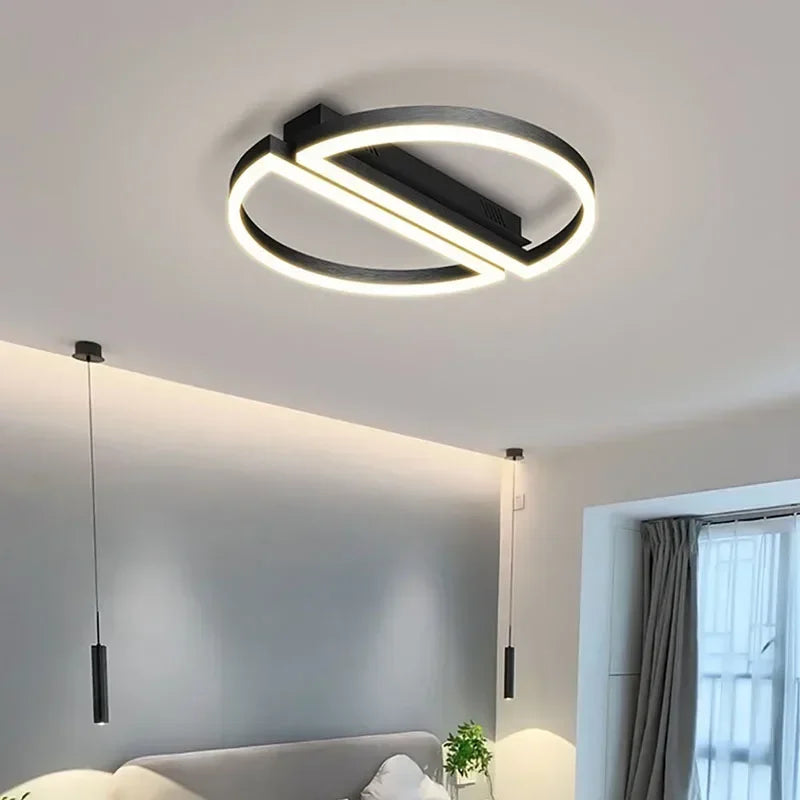Nordic Modern Designer Minimalist Whole House Ceiling Light Living Room Bedroom Dining Home Decor Dimmable LED Lighting Fixtures