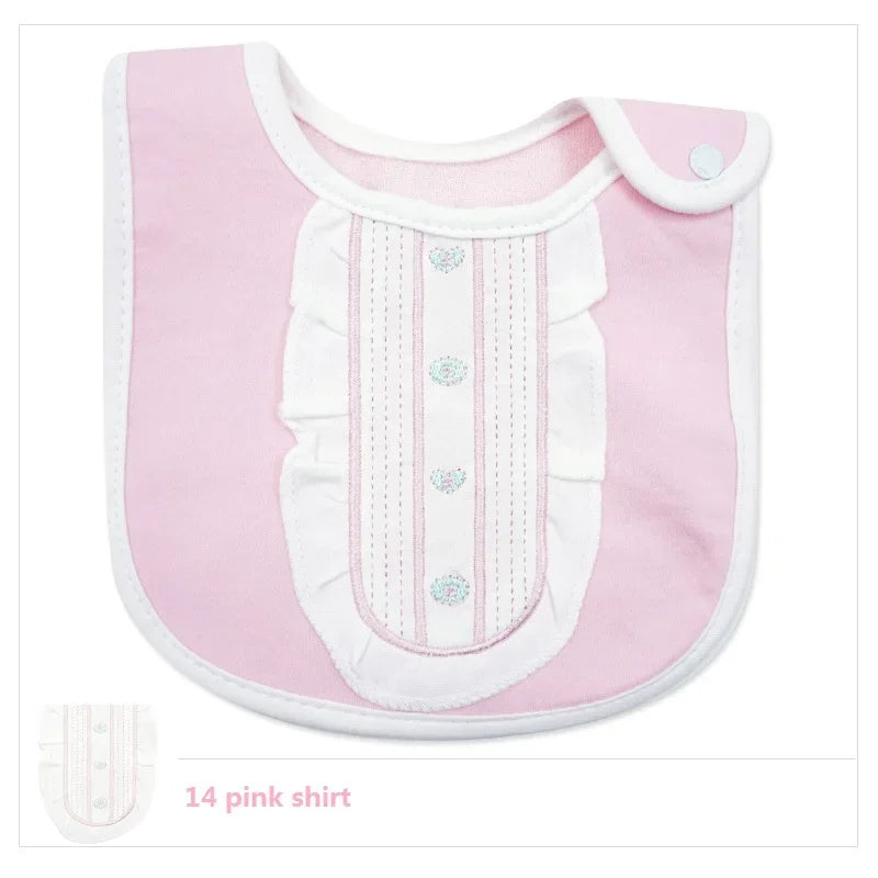 Waterproof Cloth Baby Bibs 100% Cotton High Quality Baby Burp Cloth Infant Saliva Towel for Boys and Girls Baby Accessories