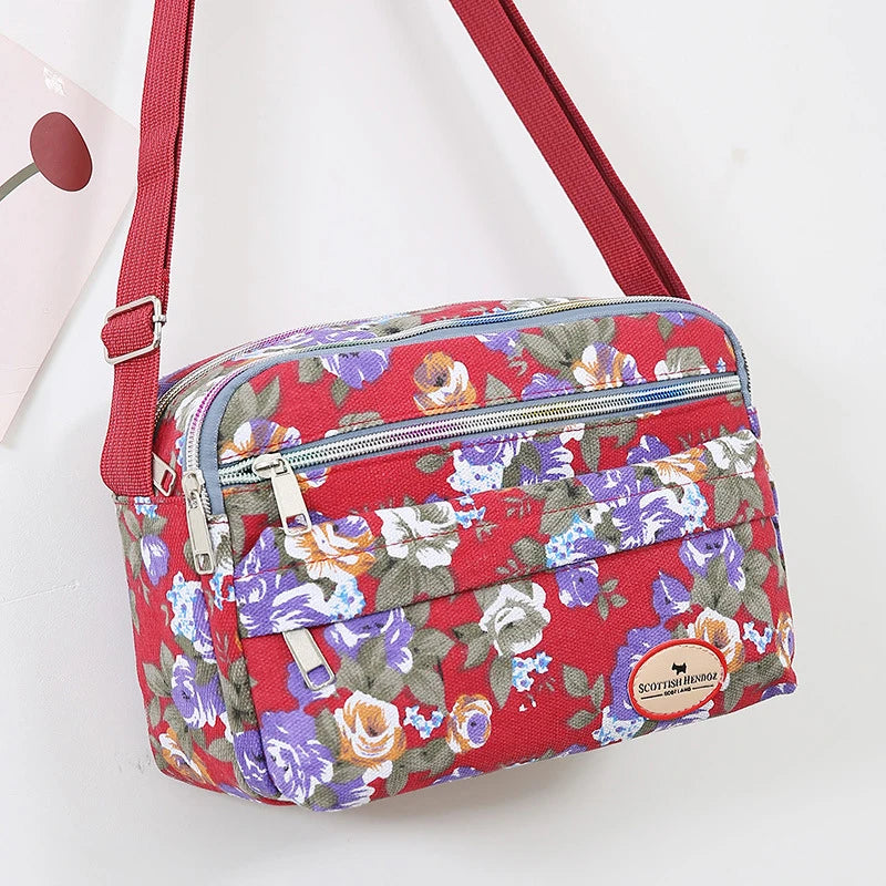 Women's Canvas Tote Bag Large Capacity Handbags for Female Commuting Women's Messenger Shoulder Bag Travel Handbag
