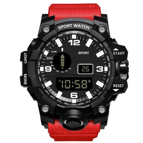 Men's Watch LED Digital Men Sport Watches Fitness Electronic Watch Multifunction Military Sports Watches Clock Kids Gifts