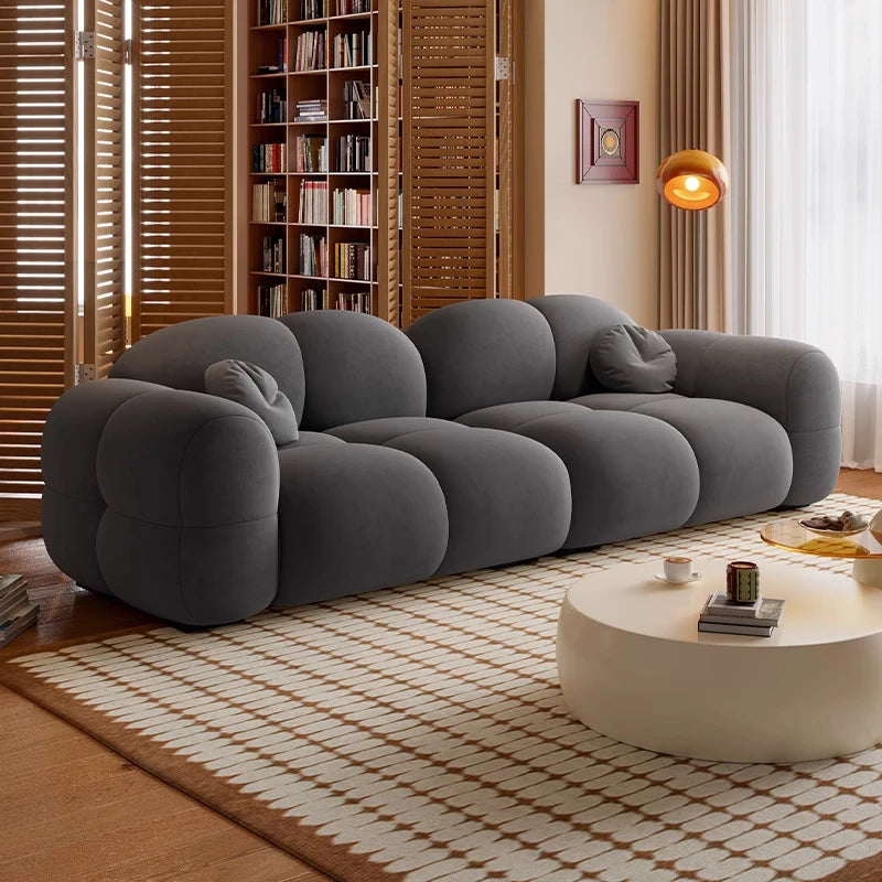 Lounge Unique Living Room Sofas Gaming Luxury Recliner Children Sofas Puffs Futon Lazy Clear Minimalist Wood Divano Furniture
