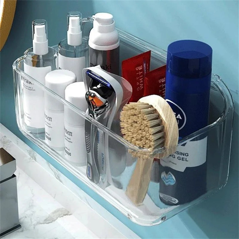Bathroom Storage Rack Washbasin Punch-free Bathroom Wall-mounted Toilet Balcony Toilet Bathroom Storage Rack