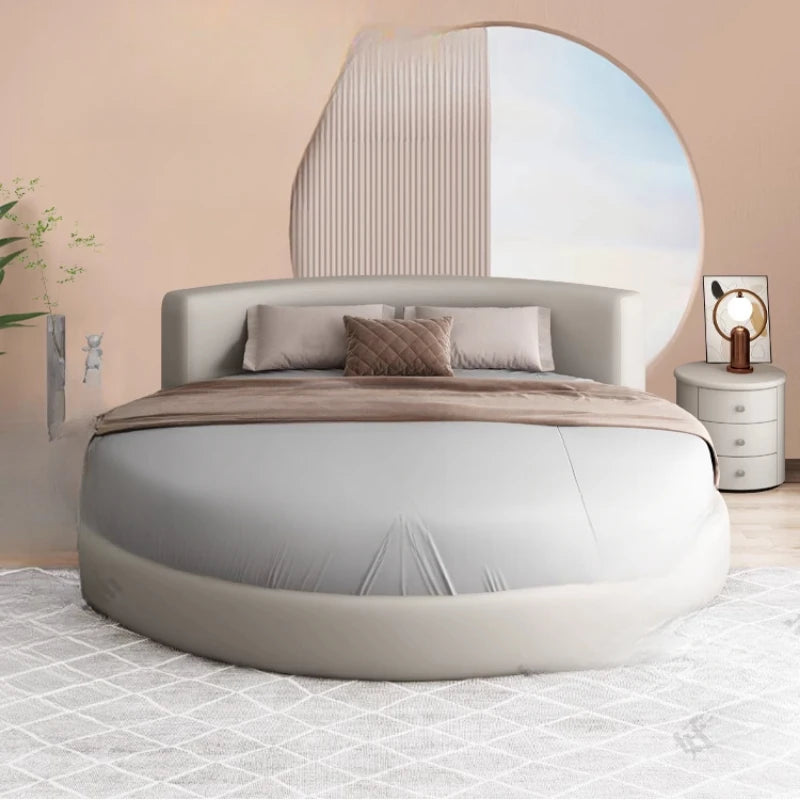 Bedroom Double Bed Queen Children Luxury Modern Castle European Bed Design Beauty Simple Sleeping Wood Cama Salon Furniture