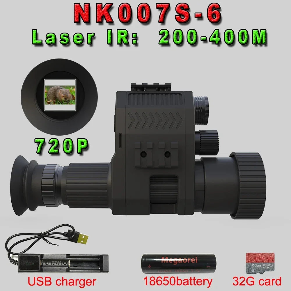 Megaorei NK007 2025 New 1080P Night Hunting Scope Binoculars Hunting Camera Scope For Fishing And Hunting