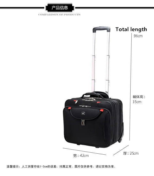 Unisex Travel Luggage Spinner Wheels Boarding Case Rolling Suitcase Wheeled on - Black Red Blue Green Brown Pink Grey