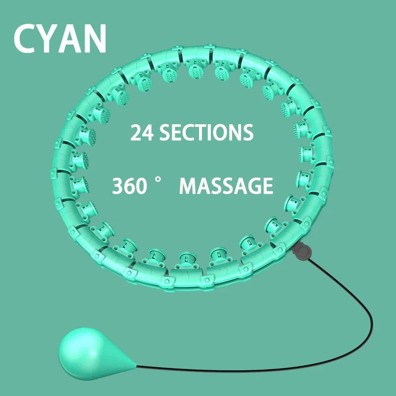 Fitness Hoop Weights to Exercise At Home Sports Entertainment Sport Equipment for Slimming Gym Ring Portable Body
