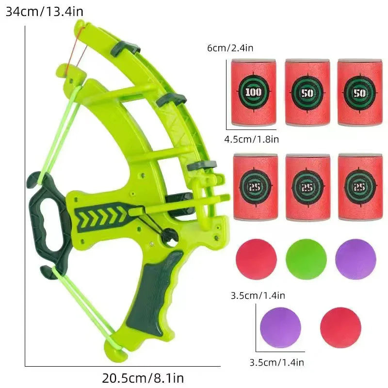 Montessori Educational Children's Outdoor Game Toy - Sport Slingshot Target Sticky Ball Dartboard Basketball Board