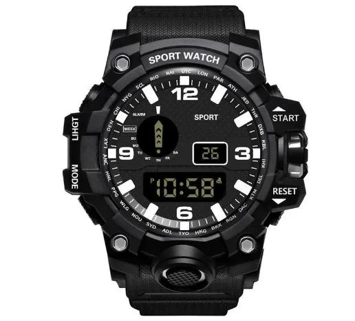 Men's Watch LED Digital Men Sport Watches Fitness Electronic Watch Multifunction Military Sports Watches Clock Kids Gifts