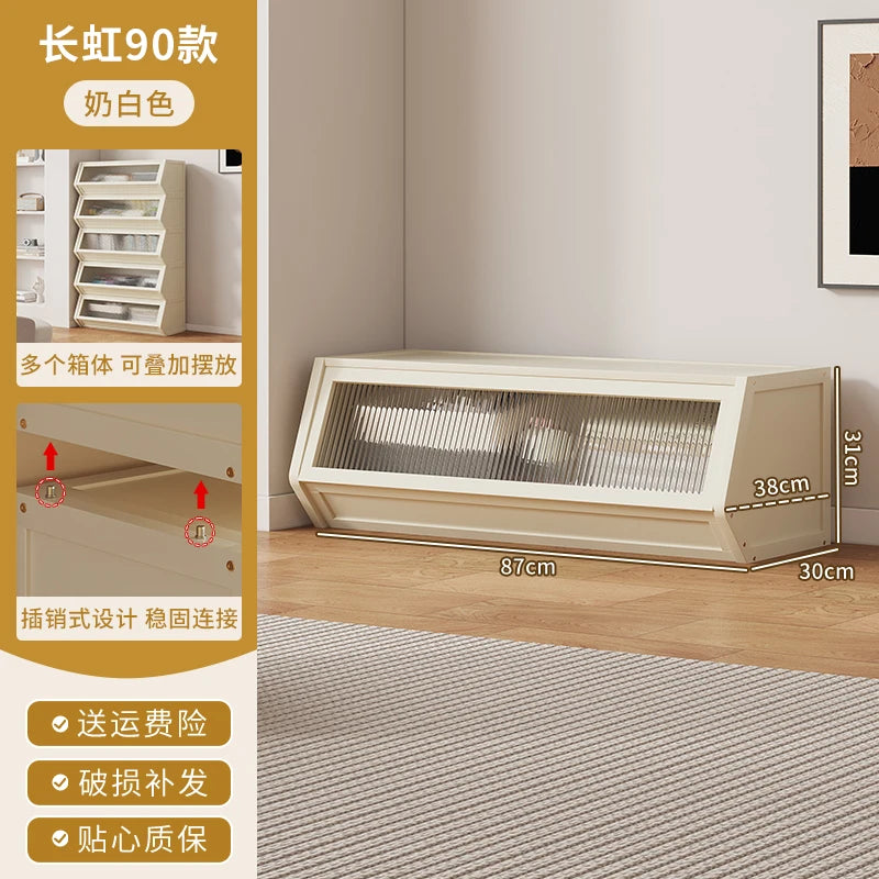 Bookshelf Floor Rack Integrated Wall Storage Bookcase Storage Cabinet Student Home Simple Cabinet