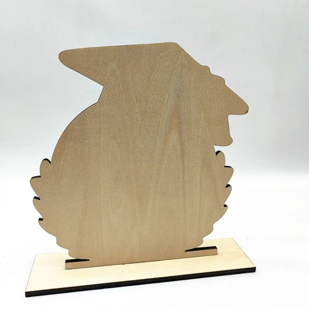 Desktop Decor Wooden Graduation Ornament Rustic Durable Home Decoration Ornament Handmade Creative Graduation Gift Festival