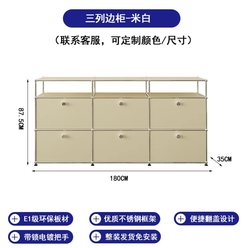 Living Room Cabinets Service Vitrina Room Furniture Reception Universal Cabinet Conference armoires de salon Nordic Modern