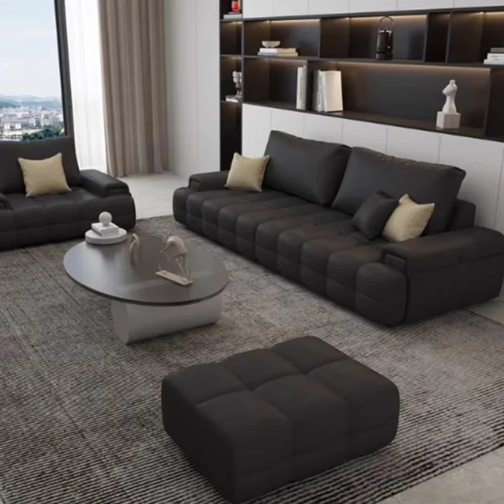 Cinema Loveseat Relaxing Sofa Full Wooden Designer Individual Small Sofa Luxury Office Lazy Large Hoekbank Relaxing Sofa