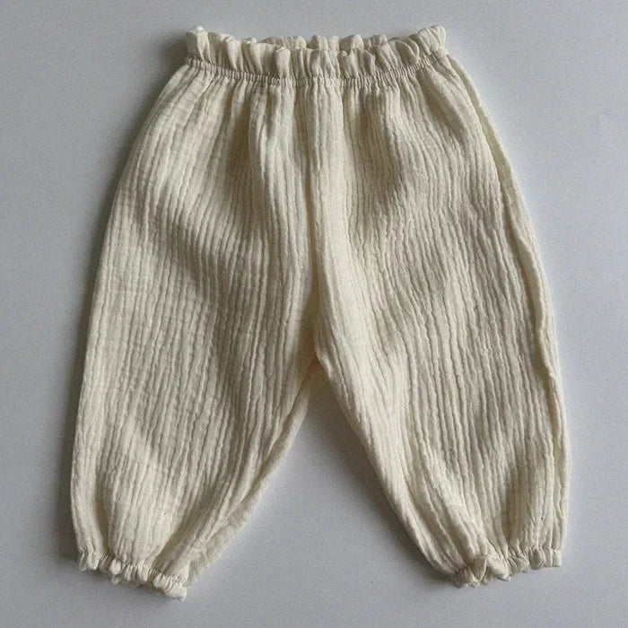 Organic Cotton Baby Pants Newborn Toddlers Autumn Spring Summer Winter Cute Print Soft Muslin Clothes Pants Pantalons Capris