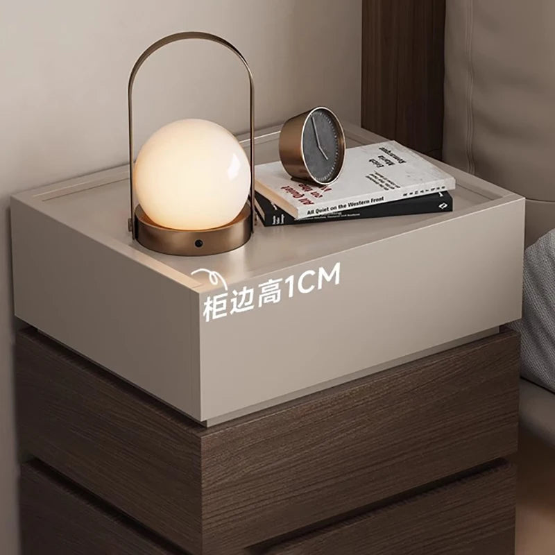 Storage Night Table Aesthetic Minimalist Modern Bedside Table Luxury Mesitas De Noche Para El Dormitorio Bedrooms Furniture